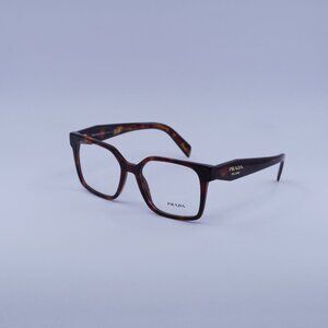Prada PRB03V 22A1O1 Eyeglasses Poppy Havana 52mm Square Frame